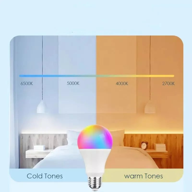 Lampara inteligente de 15 watts