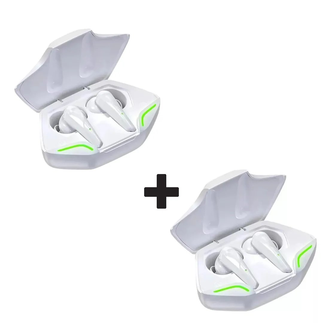 Auriculares Inalámbricos X15 PRO (Pack x2) con Bluetooth 5.0, Controles Táctiles y Caja de Carga | Ideales para Música y Juegos