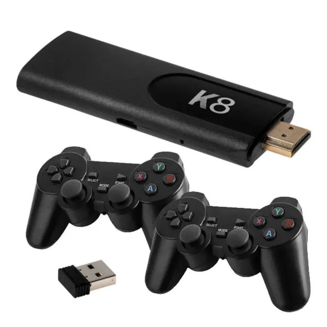 Game Stick GD10 – Consola Retro 4K con +48.000 Juegos y 40 Emuladores | Incluye 2 Joysticks Inalámbricos