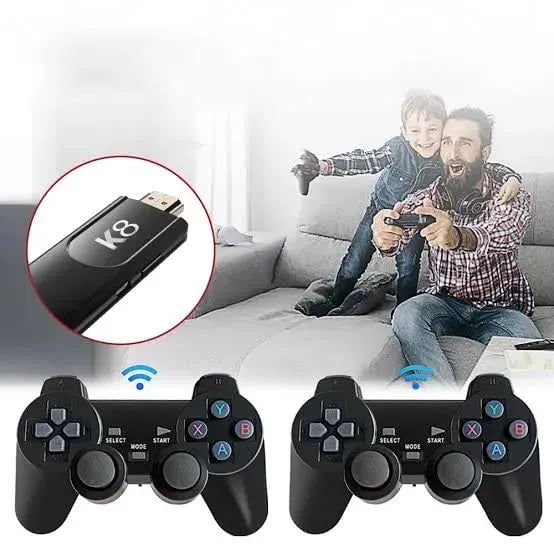 Game Stick GD10 – Consola Retro 4K con +48.000 Juegos y 40 Emuladores | Incluye 2 Joysticks Inalámbricos