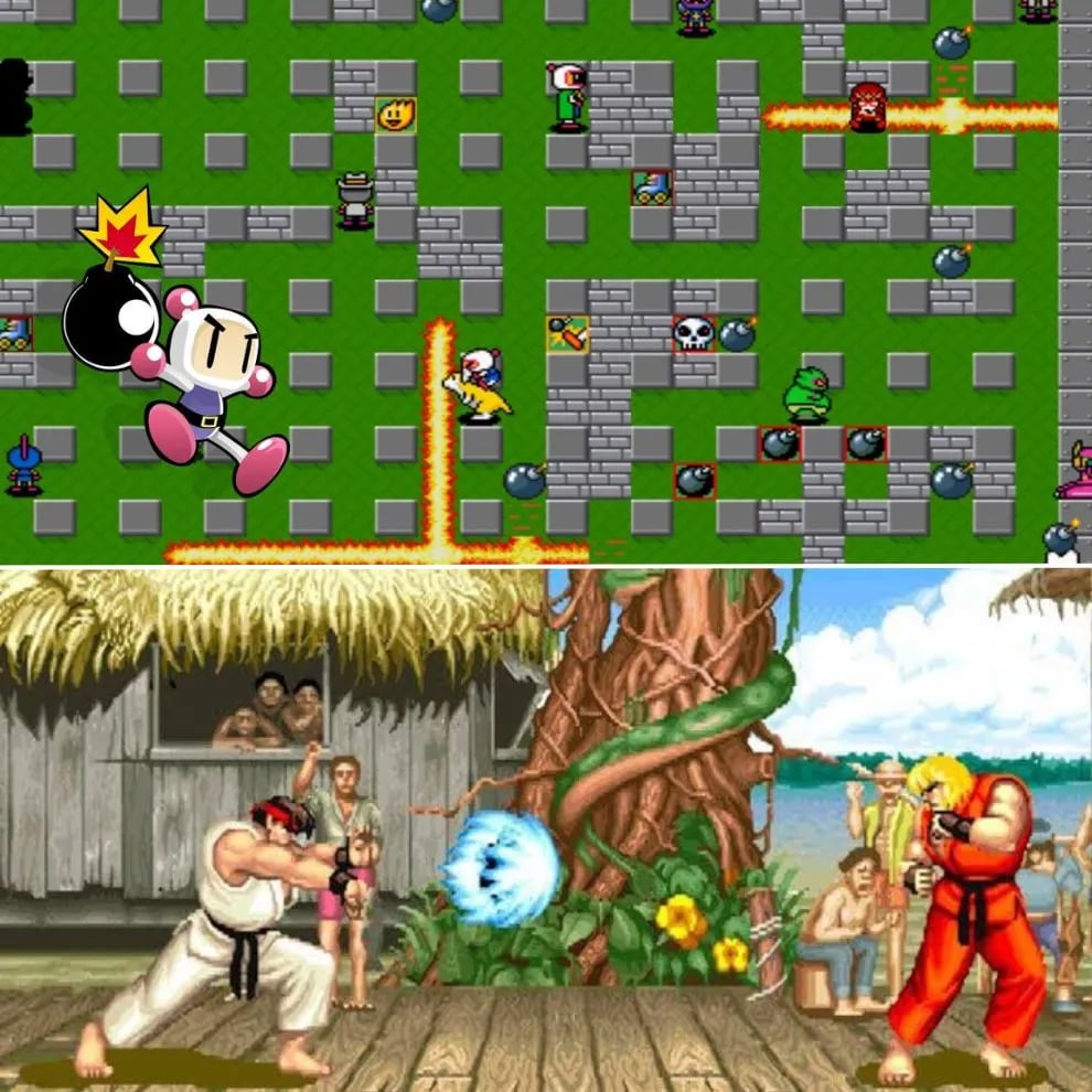 GameStick X2 Arcade | Consola Retro +20.000 Juegos con 2 Joysticks Inalámbricos