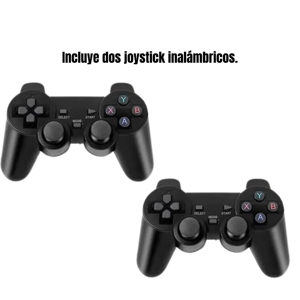 Game Stick X2 – Consola Retro con +25.000 Juegos | Incluye 2 Mandos Inalámbricos