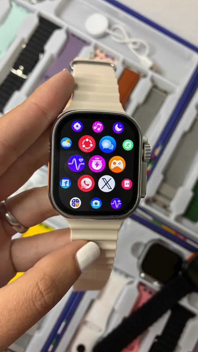 Cofre Smartwatch 7 en 1 | Llamadas, Salud y Funciones Completas