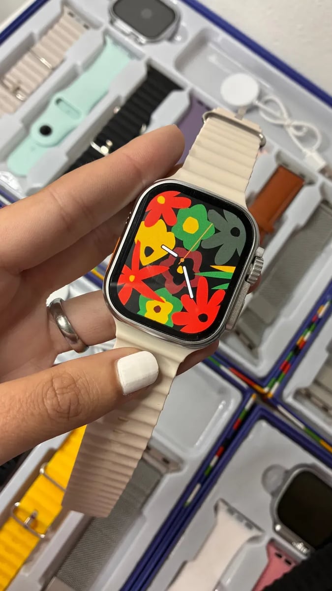 Cofre Smartwatch Ultra con 7 mallas | Llamadas, Salud y Funciones Completas