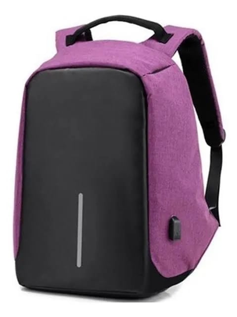 Mochila Antirrobo Impermeable con Puerto USB y Opción de Banco de Carga