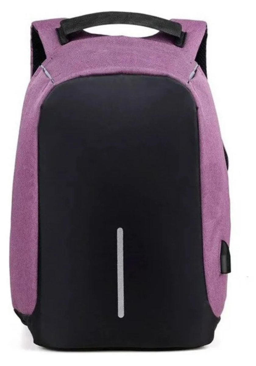 Mochila Antirrobo Impermeable con Puerto USB y Opción de Banco de Carga
