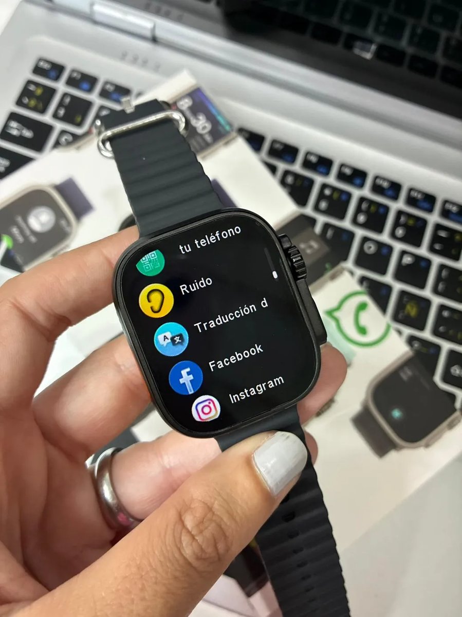 Smartwatch Ultra 5 Serie 11 con Respuesta a WhatsApp e Inteligencia Artificial y funciones avanzadas