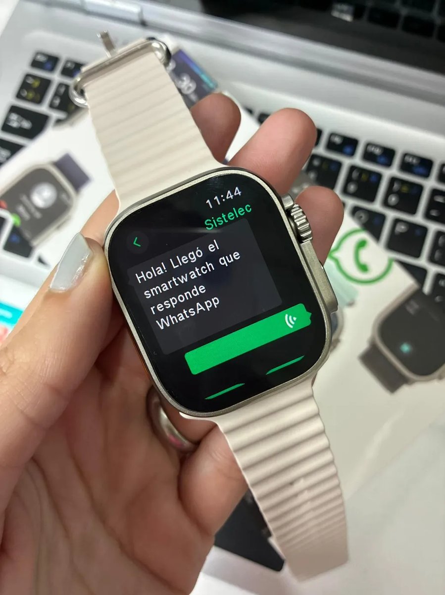 Smartwatch Ultra 5 Serie 11 con Respuesta a WhatsApp e Inteligencia Artificial y funciones avanzadas