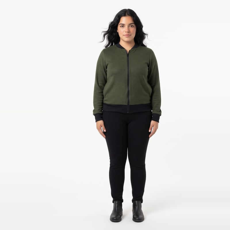 Campera Bomber Lanilla