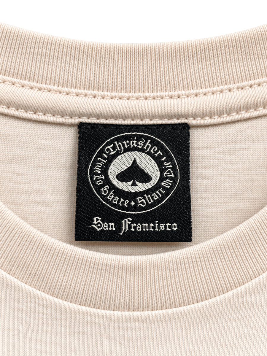Thrasher Tropical Pink Tee detalle de la prenda