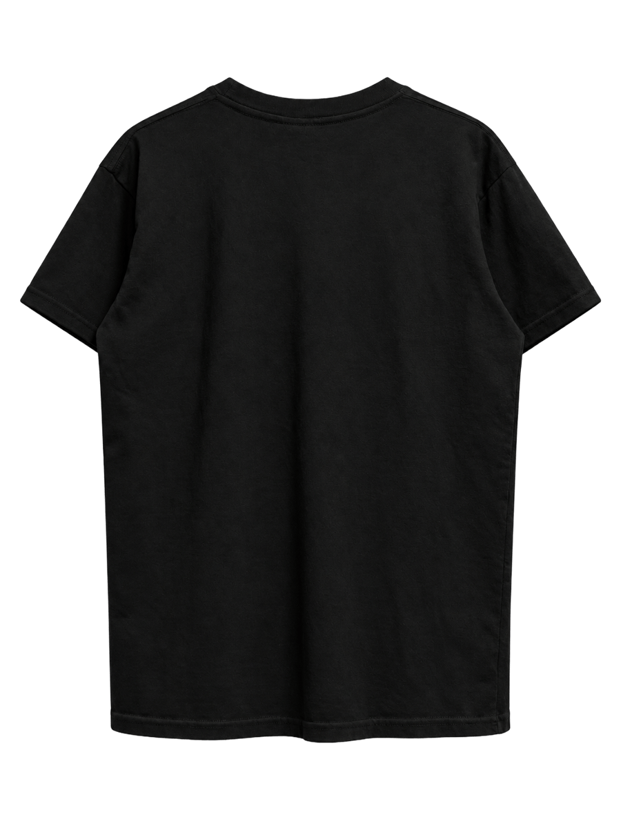 Thrasher Fire Black Tee vista posterior