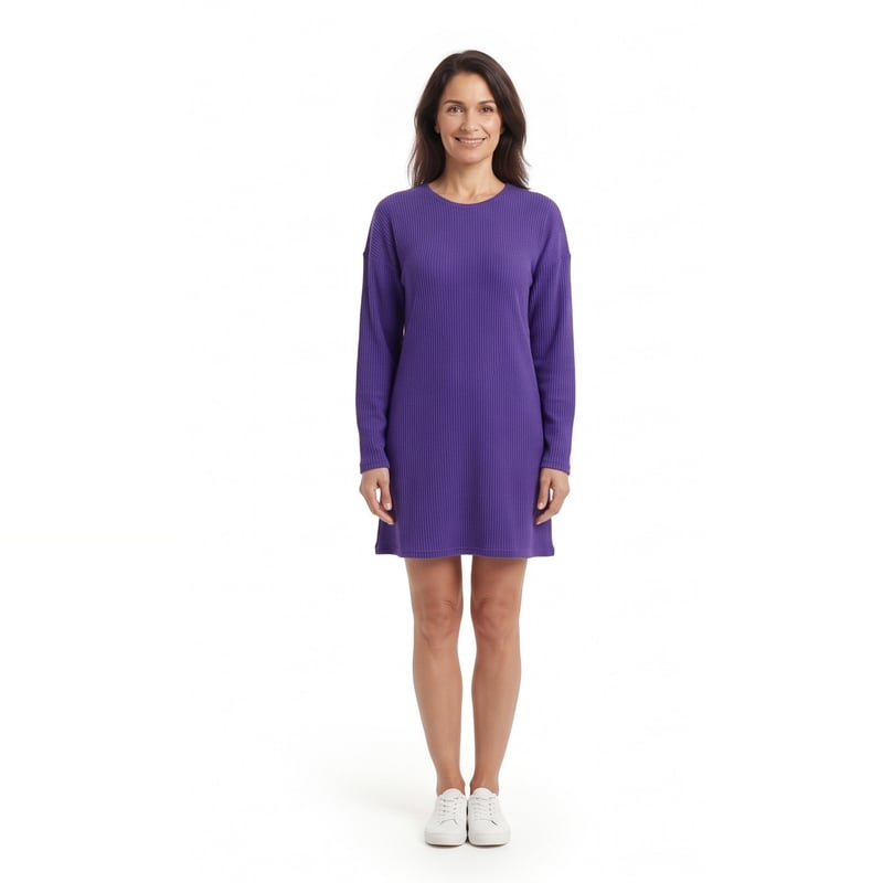 Vestido Manga Larga Caída Morley Lanilla