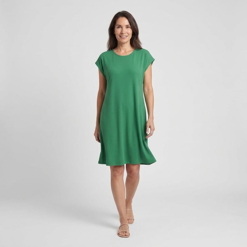 Vestido Manga Caída Trapecio Morley