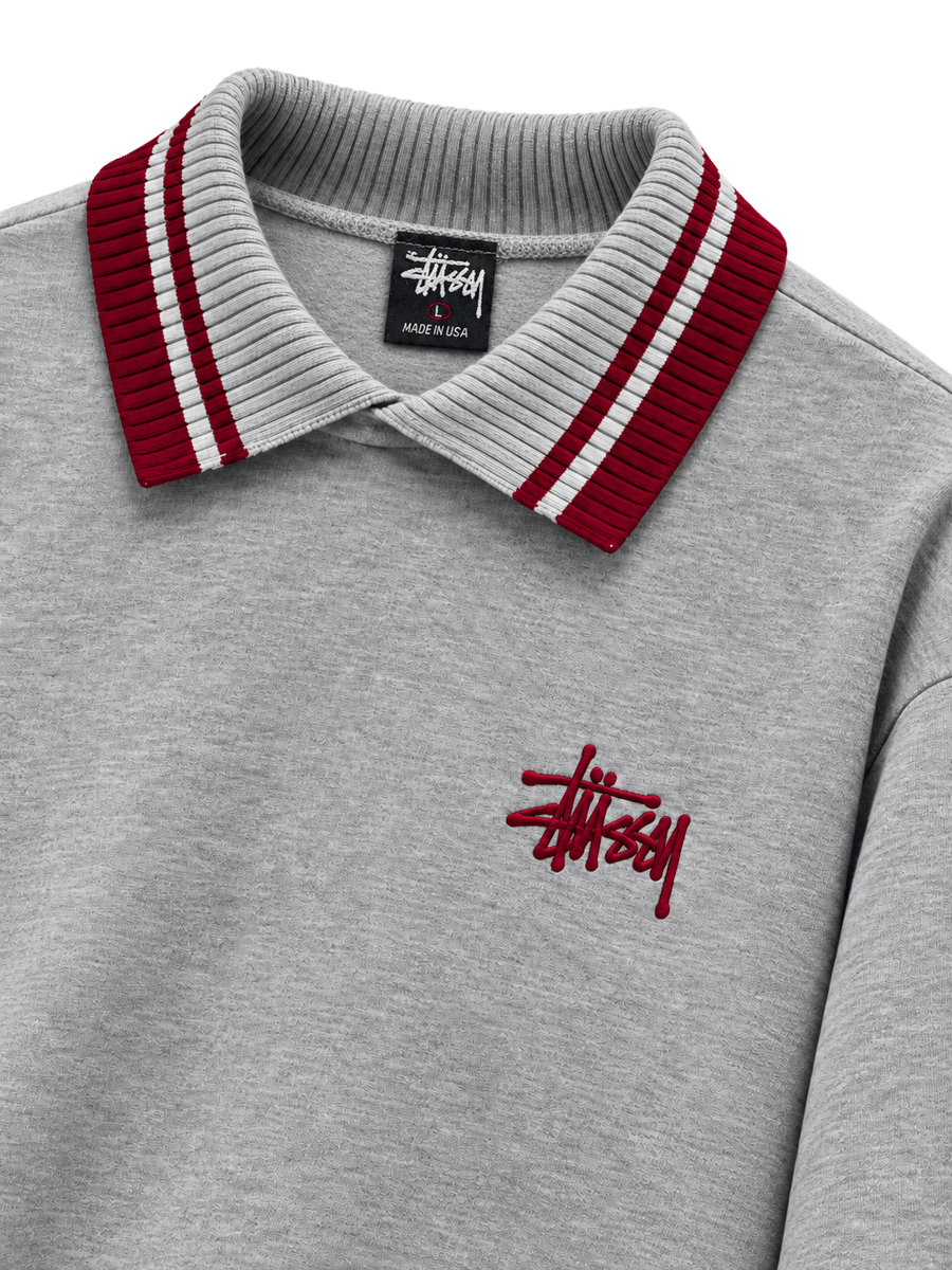Turtleneck Stussy Grey detalle de la prenda