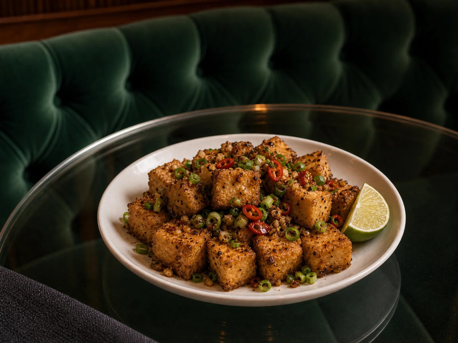Crispy Pepper Tofu