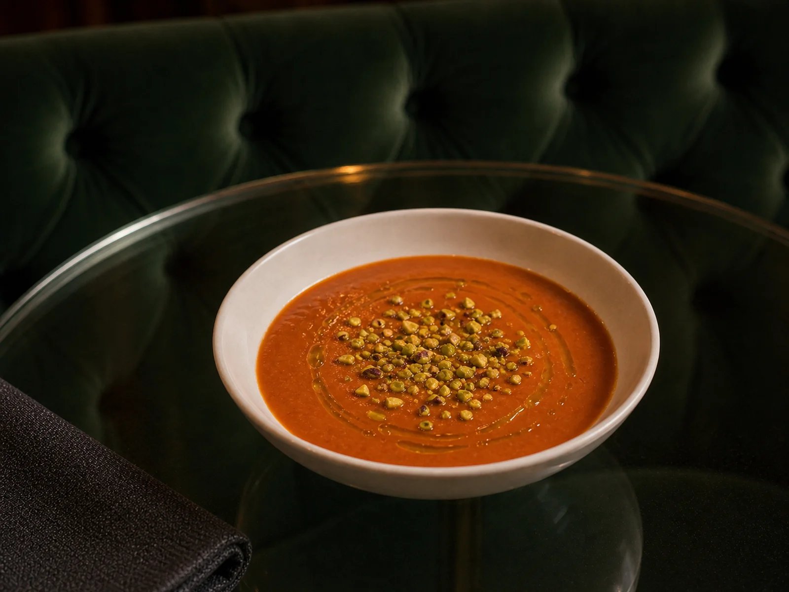 Edirne Tomato Soup with Pistachio
