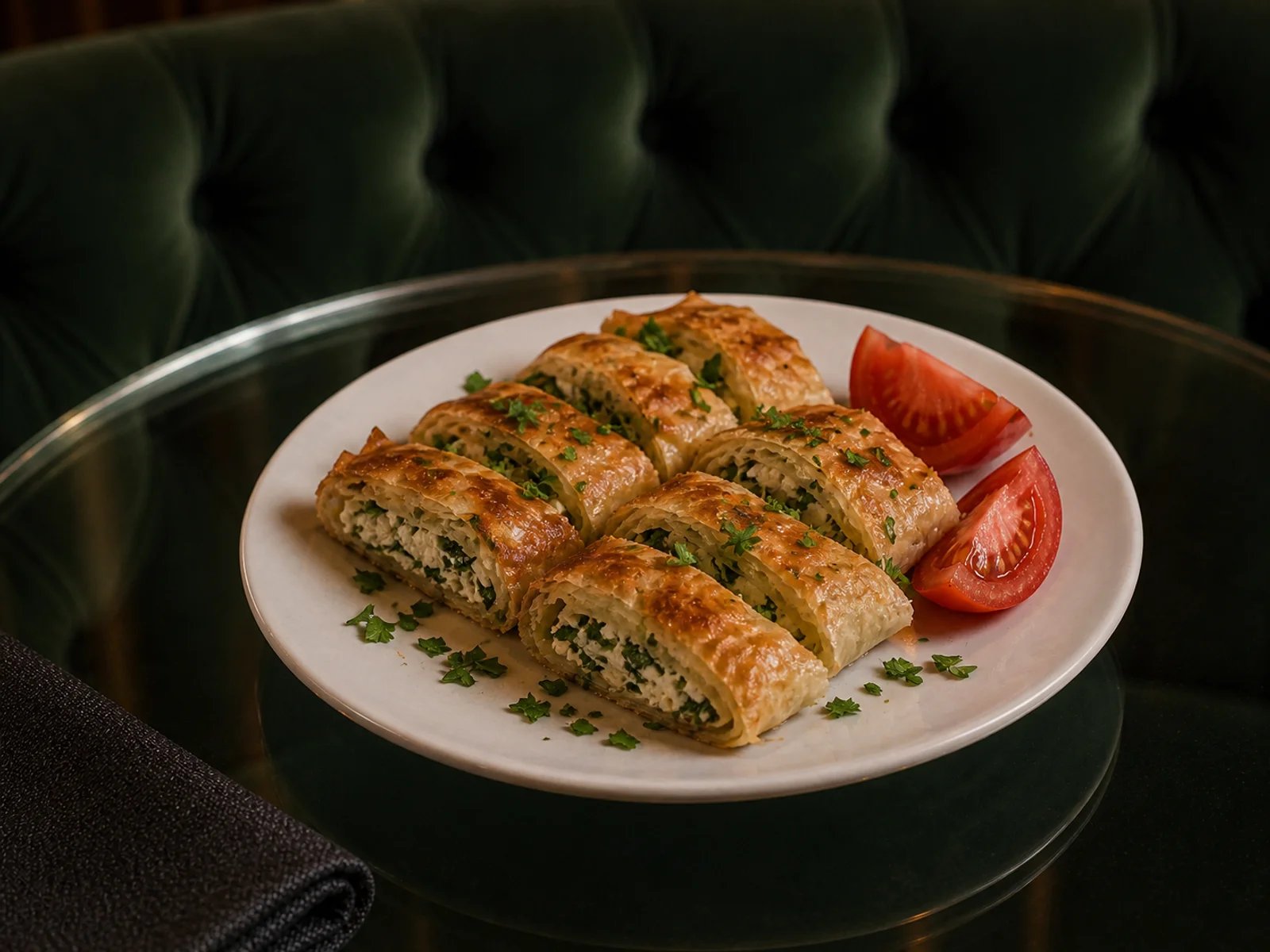 Coiled Borek with Cheese and Parsley
