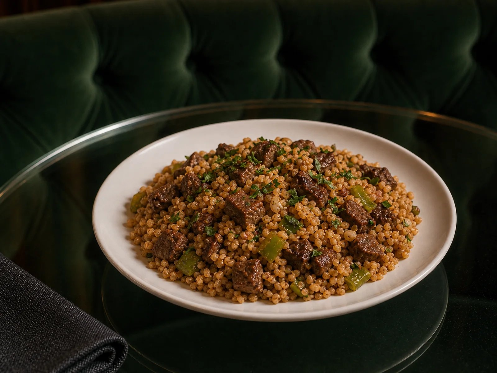 Bulgur Skillet with Kavurma