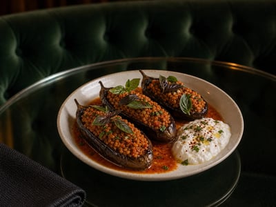 Isparta Reyhanlı Bulgur Patlıcan Dolması