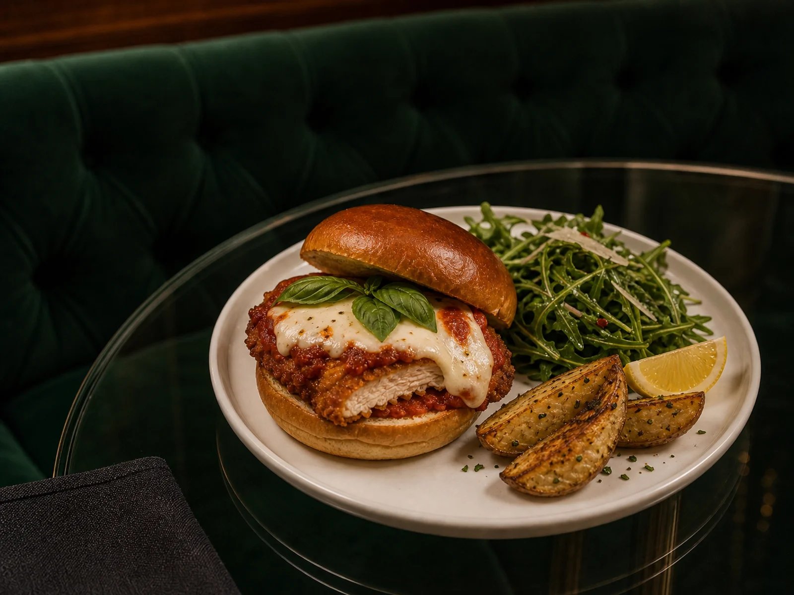 Chicken Parmesan Burger