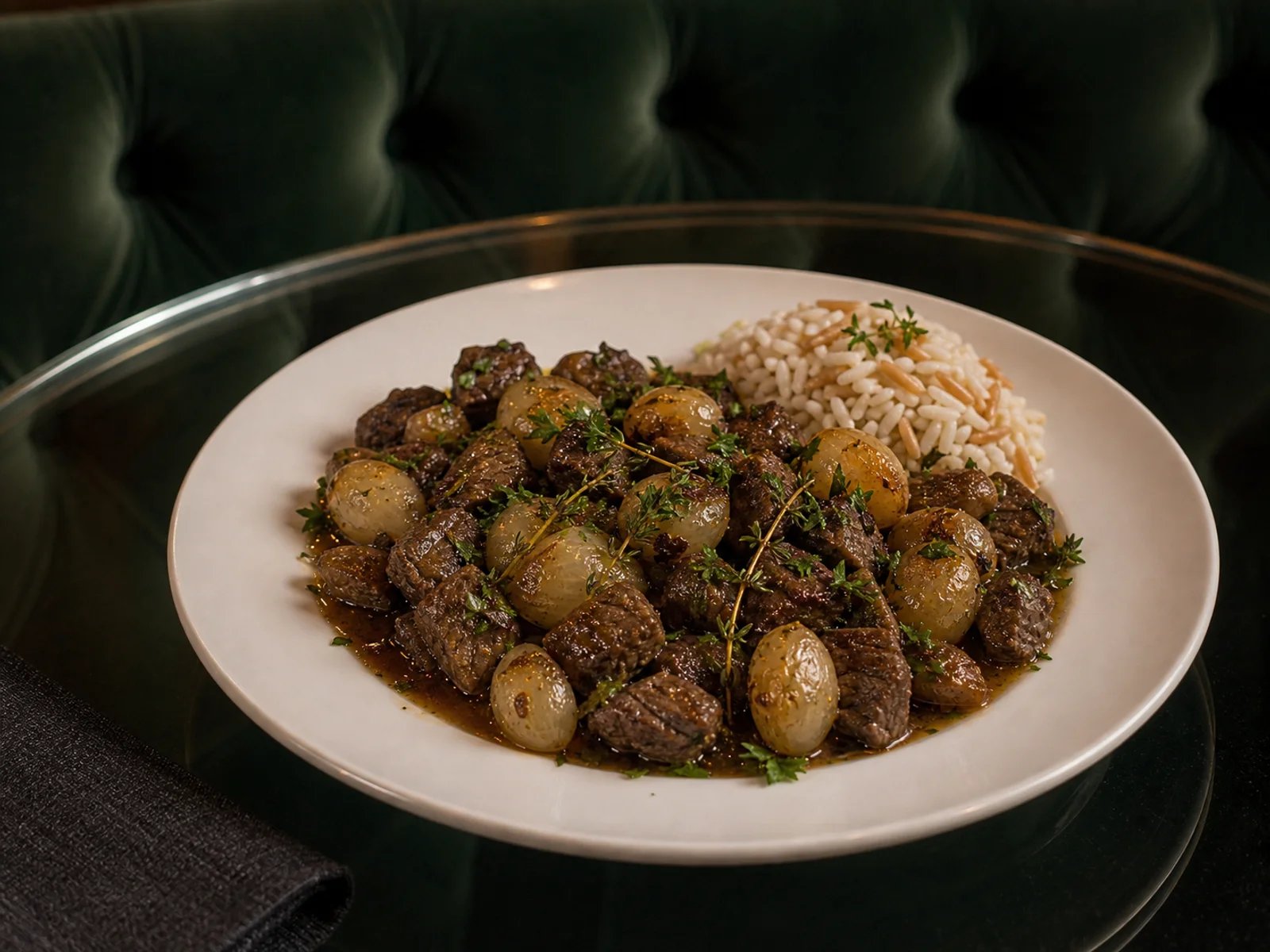 Beef Skillet with Shallots and Thyme
