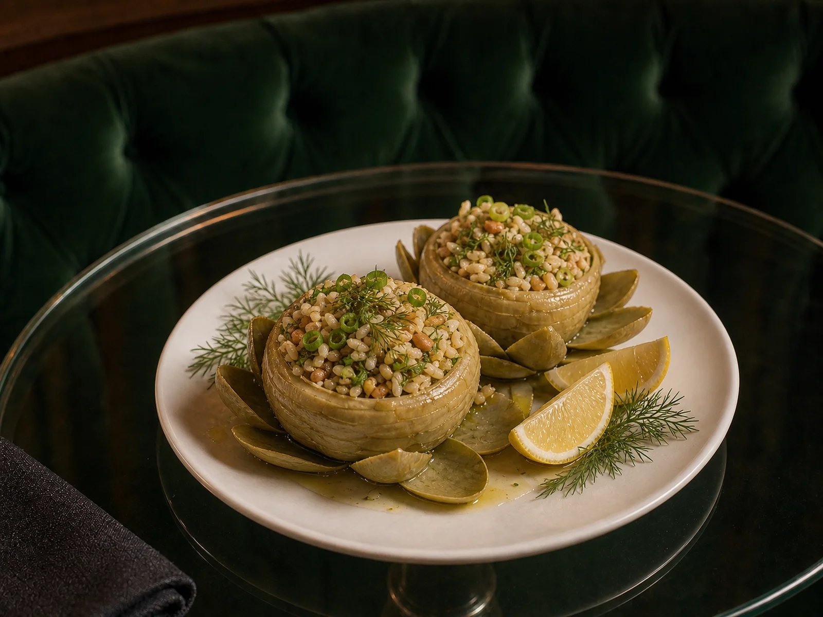 Izmir Stuffed Artichokes