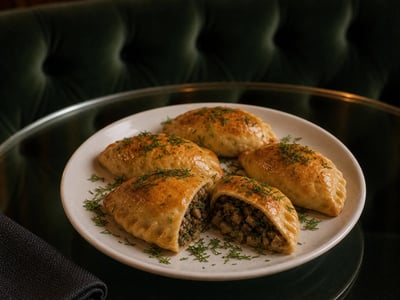 Dereotlu Mantarlı Pirojki