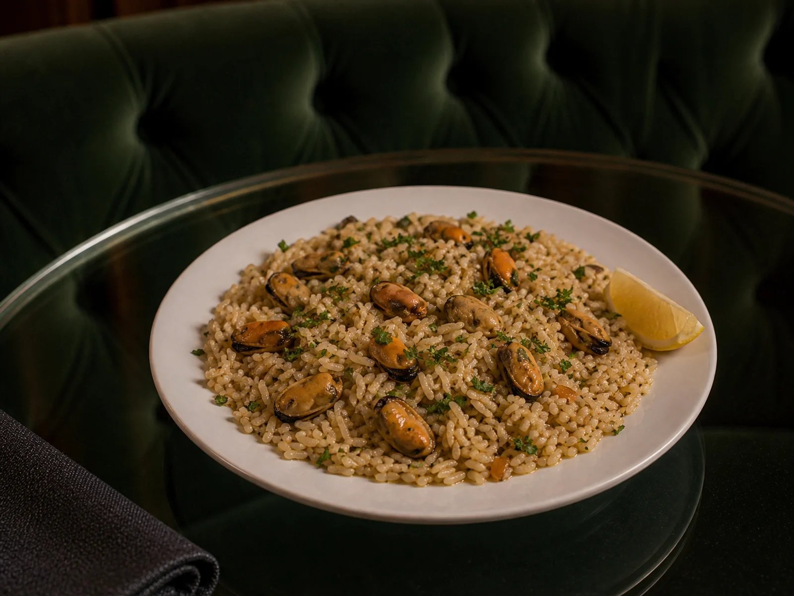 Skillet Rice with Mussels