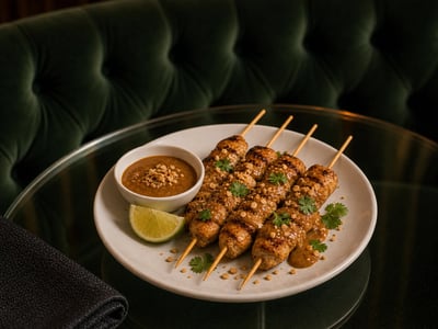 Satay Soslu Tavuk