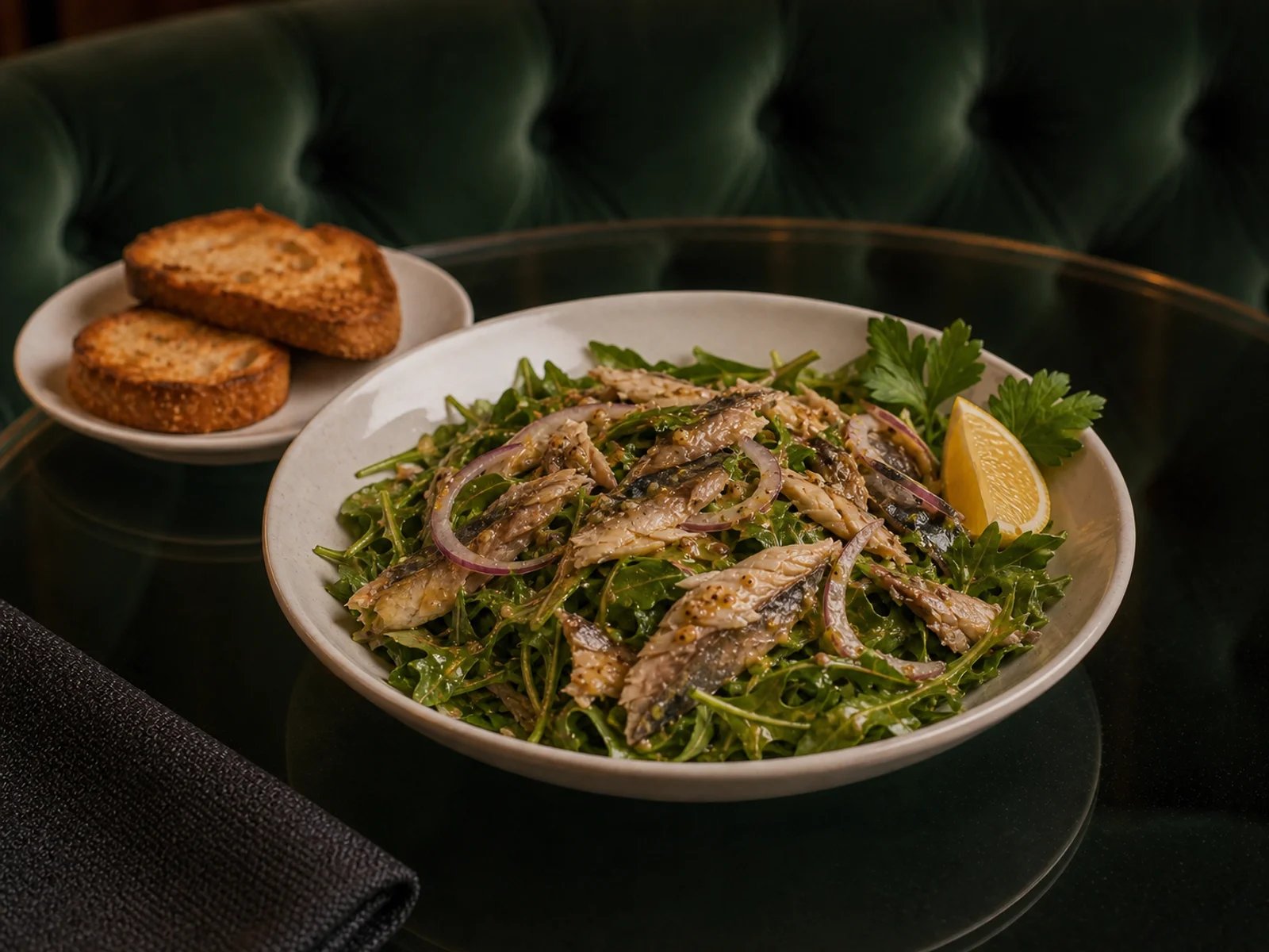 Mustard Mackerel Salad