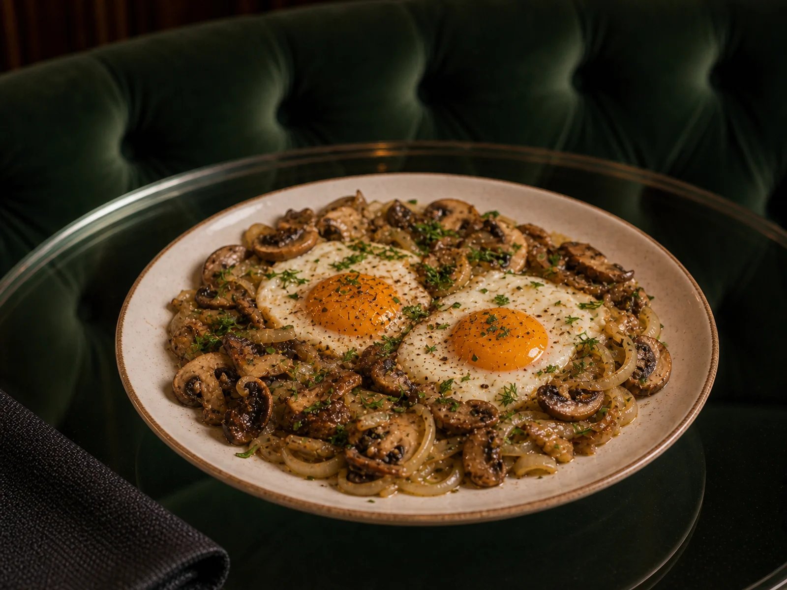 Egg Skillet with Mushroom and Onion
