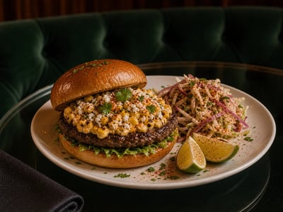 Elote Burger