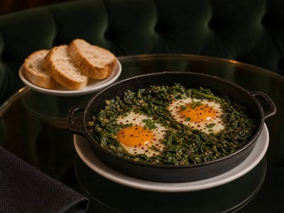 Yumurtalı Ispanak Tava