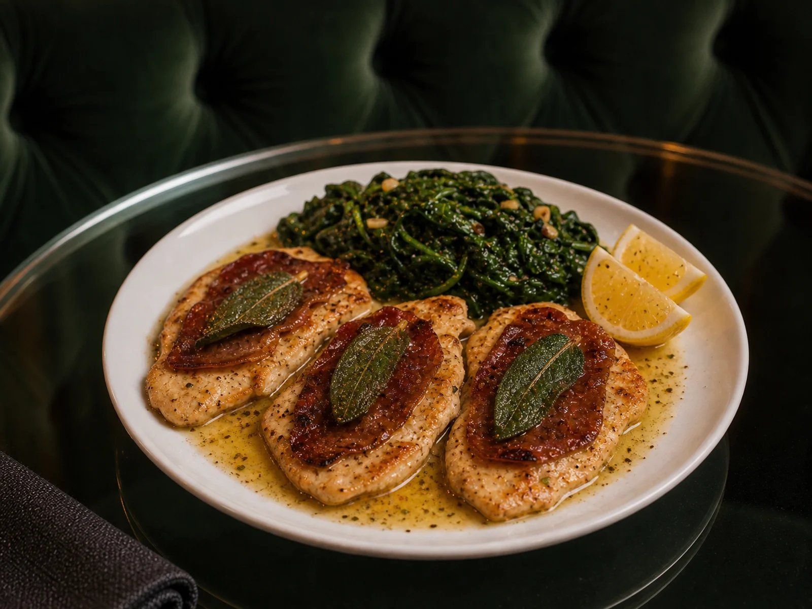 Roman Chicken Saltimbocca