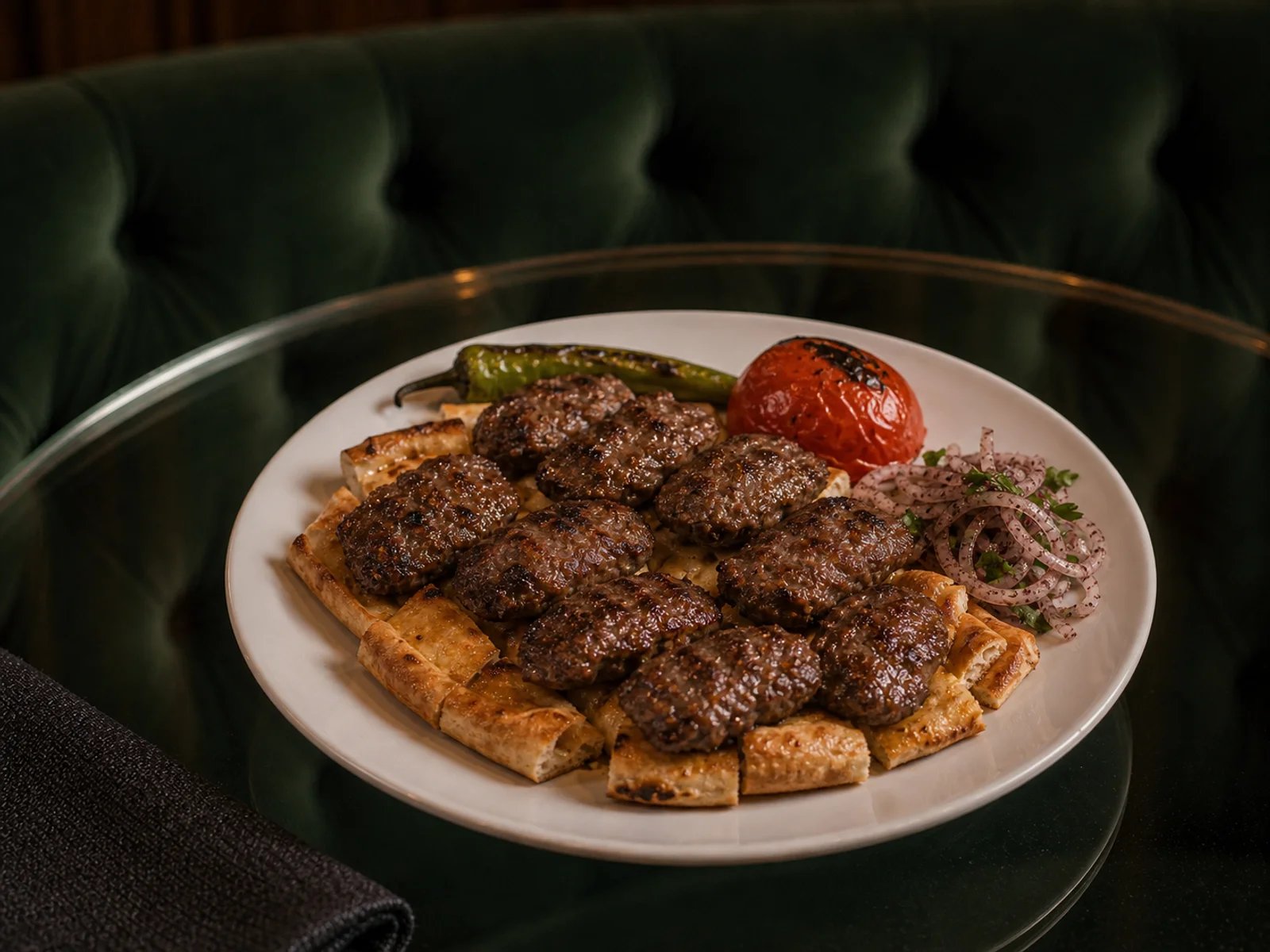 Burdur Skewer Kofte with Pide