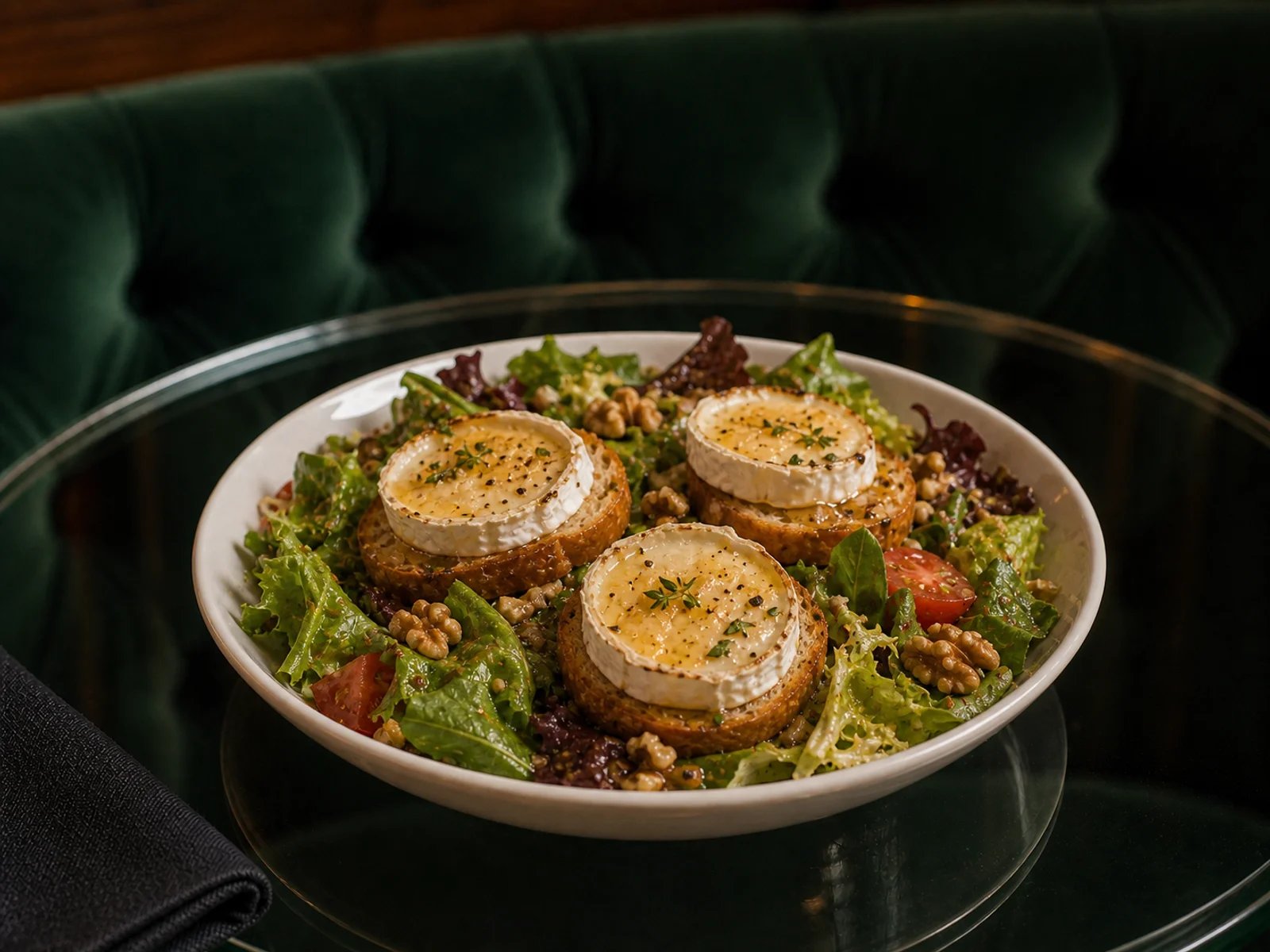 Warm Goat Cheese Salad