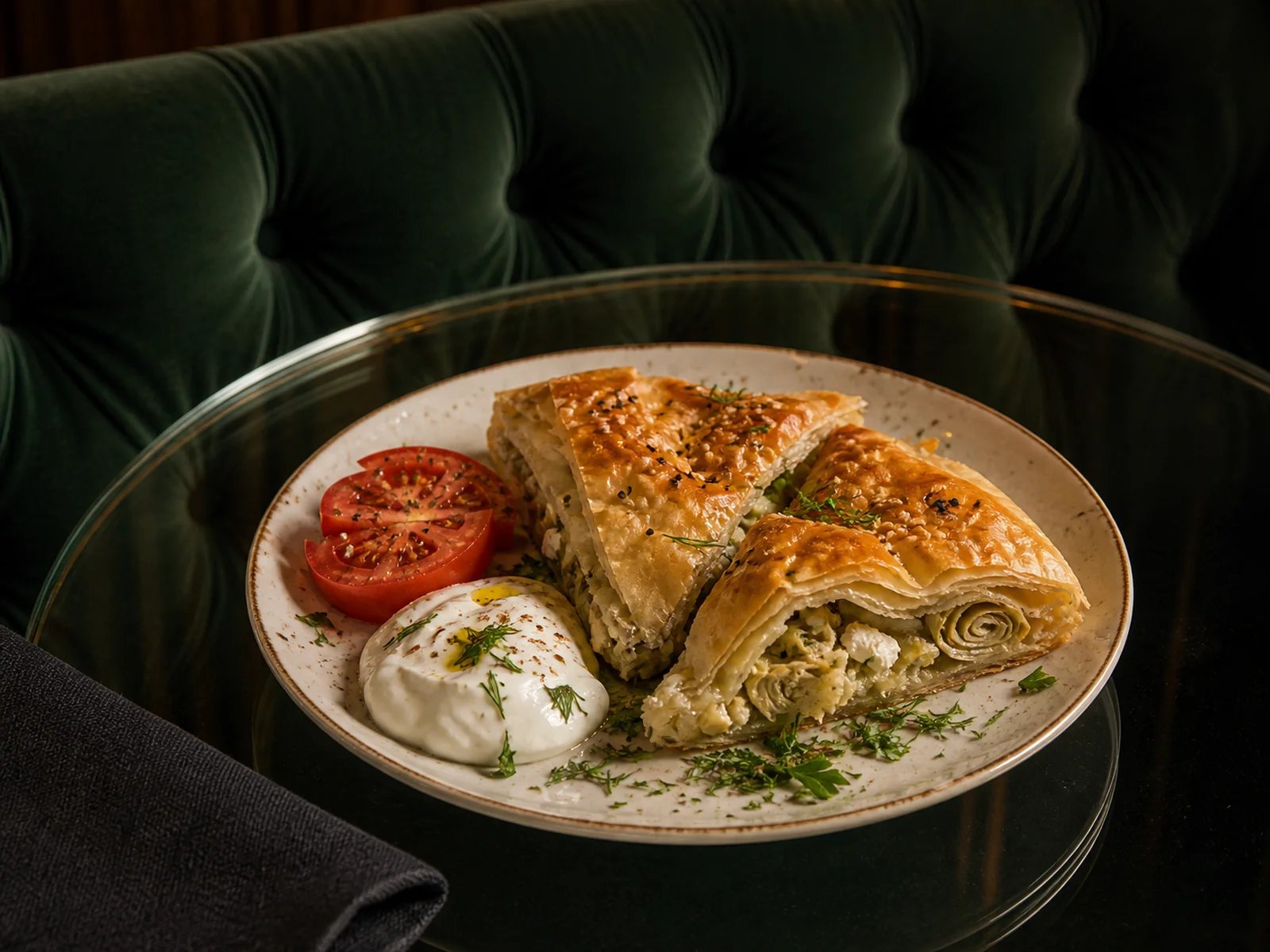Artichoke Pastry with Fresh Cheese