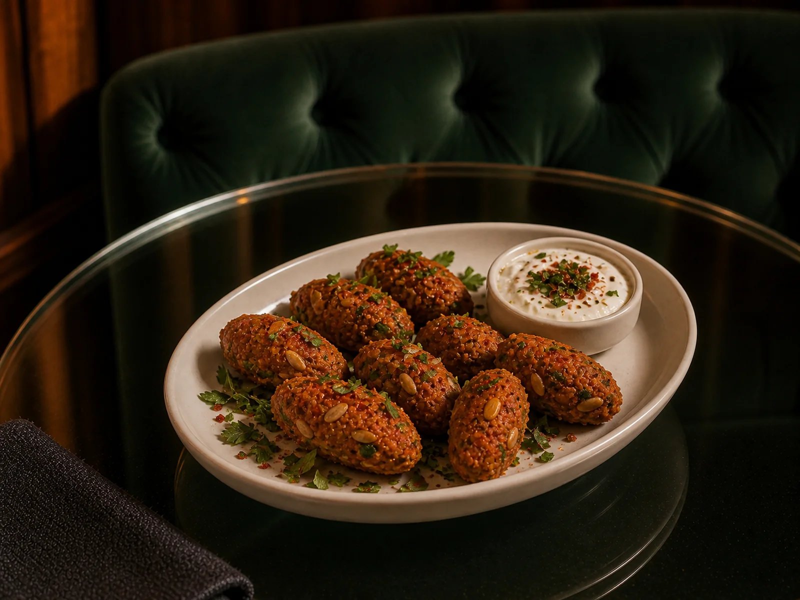 Bulgur Patties with Sunflower Seeds