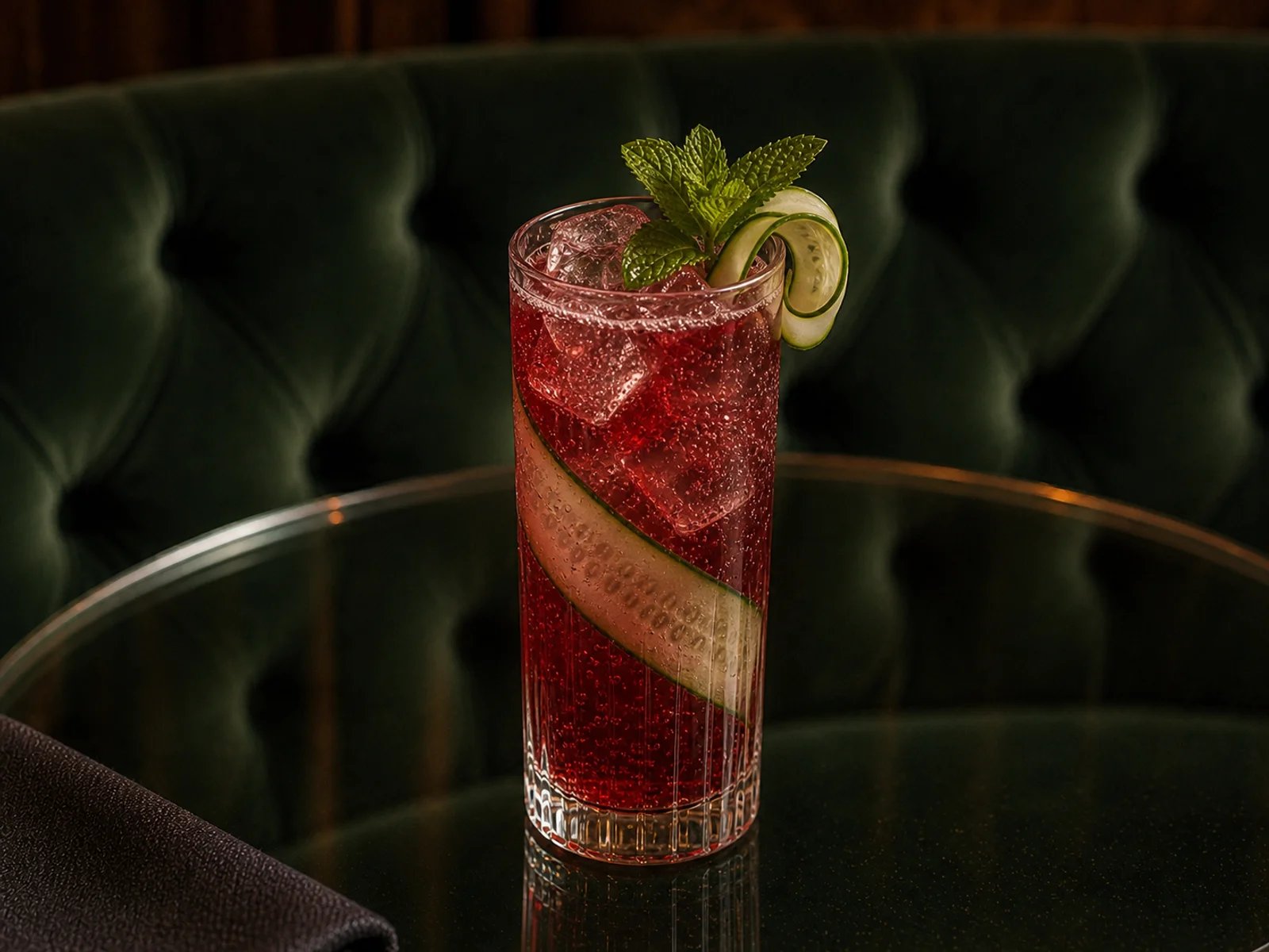 Pomegranate Cucumber Cooler