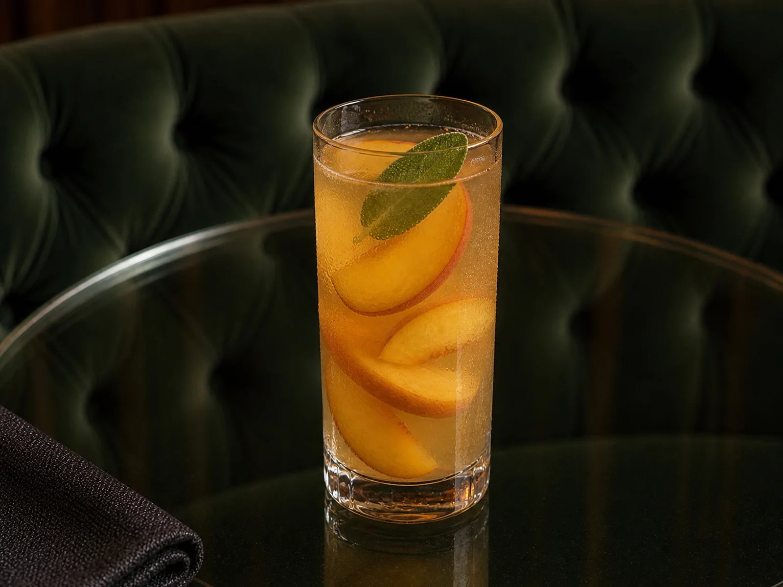 Sage Peach Compote