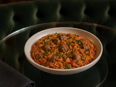 Domatesli Kuzu Orzo Tava