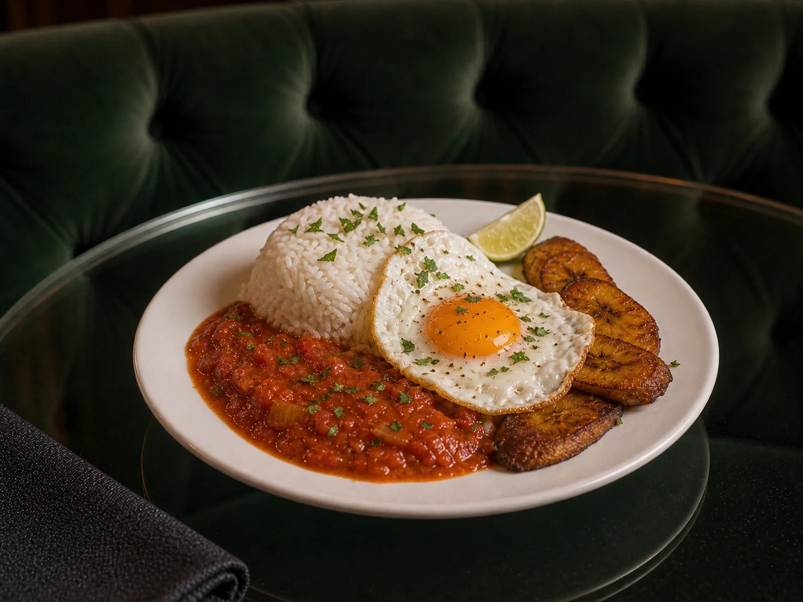 Arroz a la Cubana