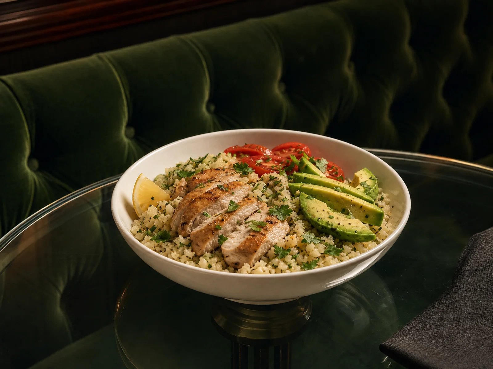 Chicken Cauliflower Rice Bowl
