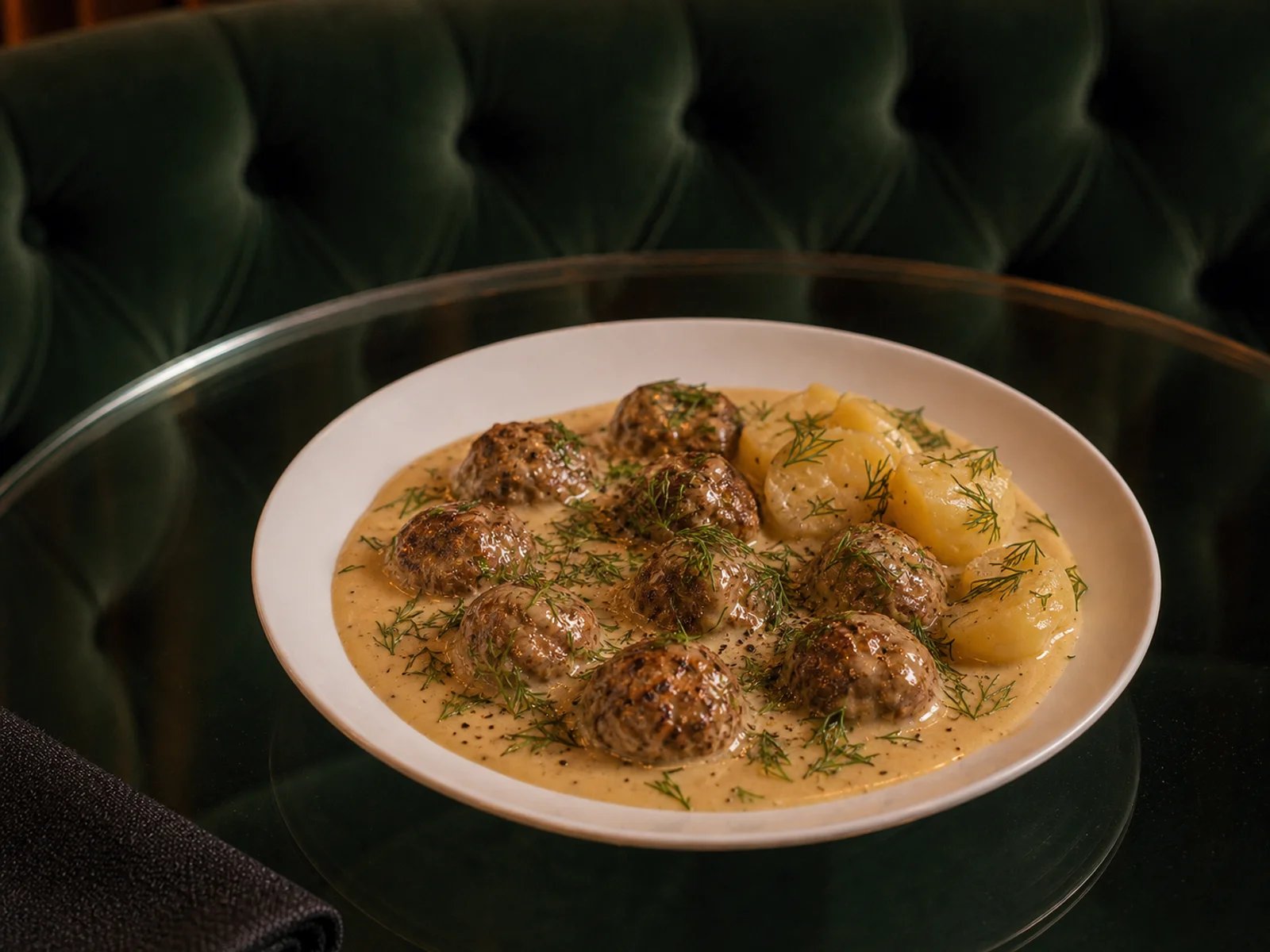 Dill Meatball Skillet