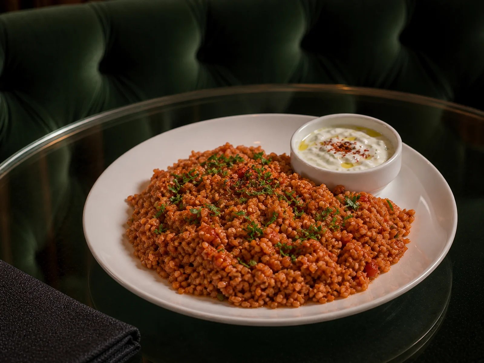 Freekeh Pilaf with Tomatoes