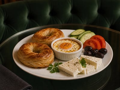 İzmir Boyoz Kahvaltı Tabağı