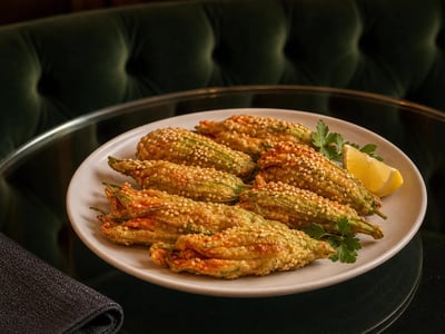 Adana Susamlı Kabak Çiçeği Tava