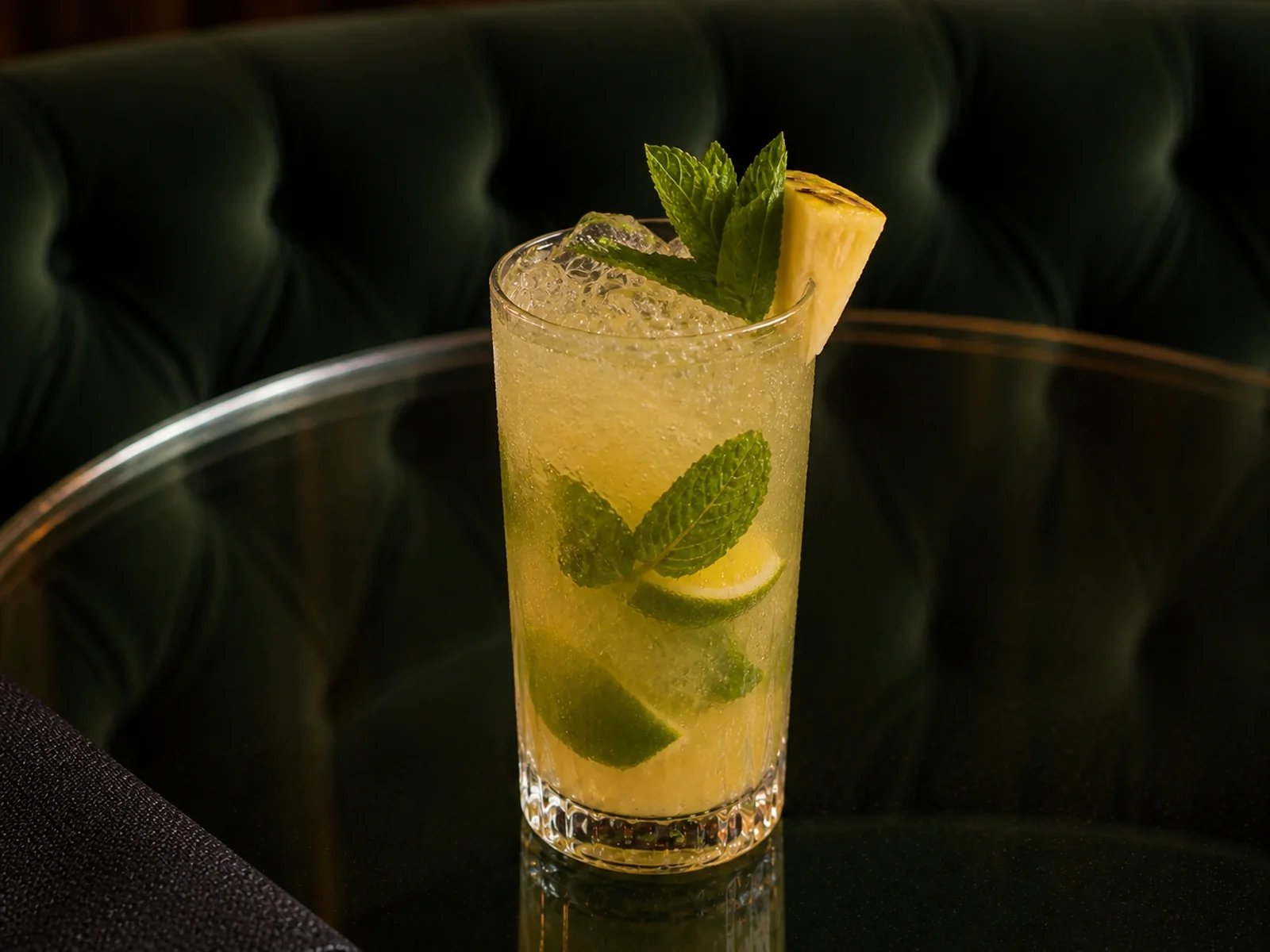 Pineapple Mint Mojito Mocktail