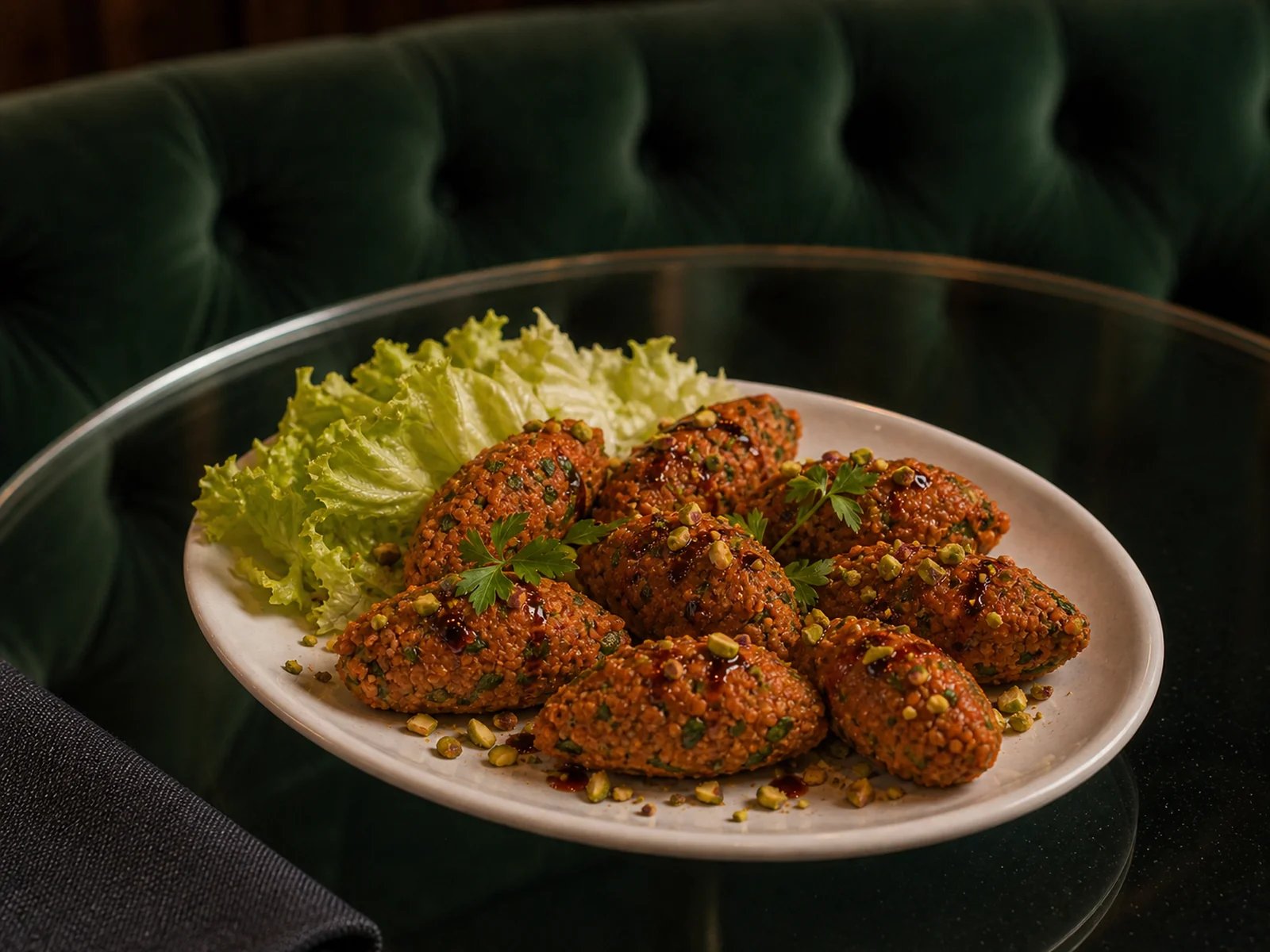 Bulgur-Köfte mit Pistazie