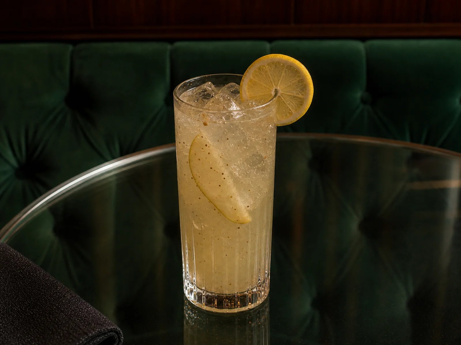 Pear Lemonade with Cardamom